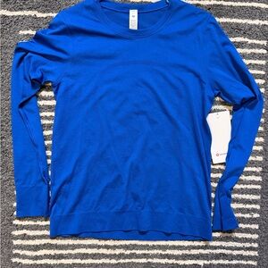 lululemon athletica Women’s Bright Blue Crewneck Sweater